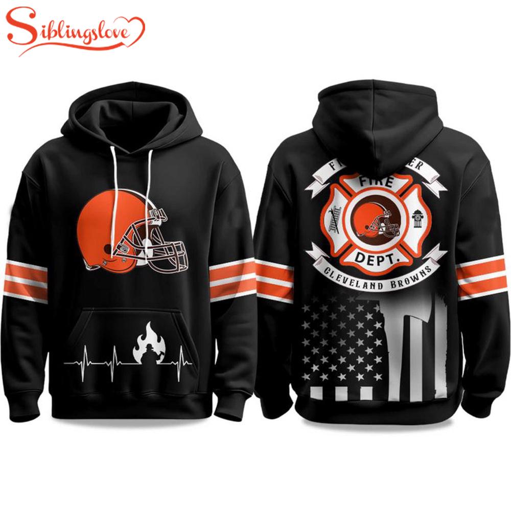 2025 Browns Firefighter Appreciation Day 3D Shirt For Fans 2025 Browns Firefighter Appreciation Day 3D Shirt For Fans