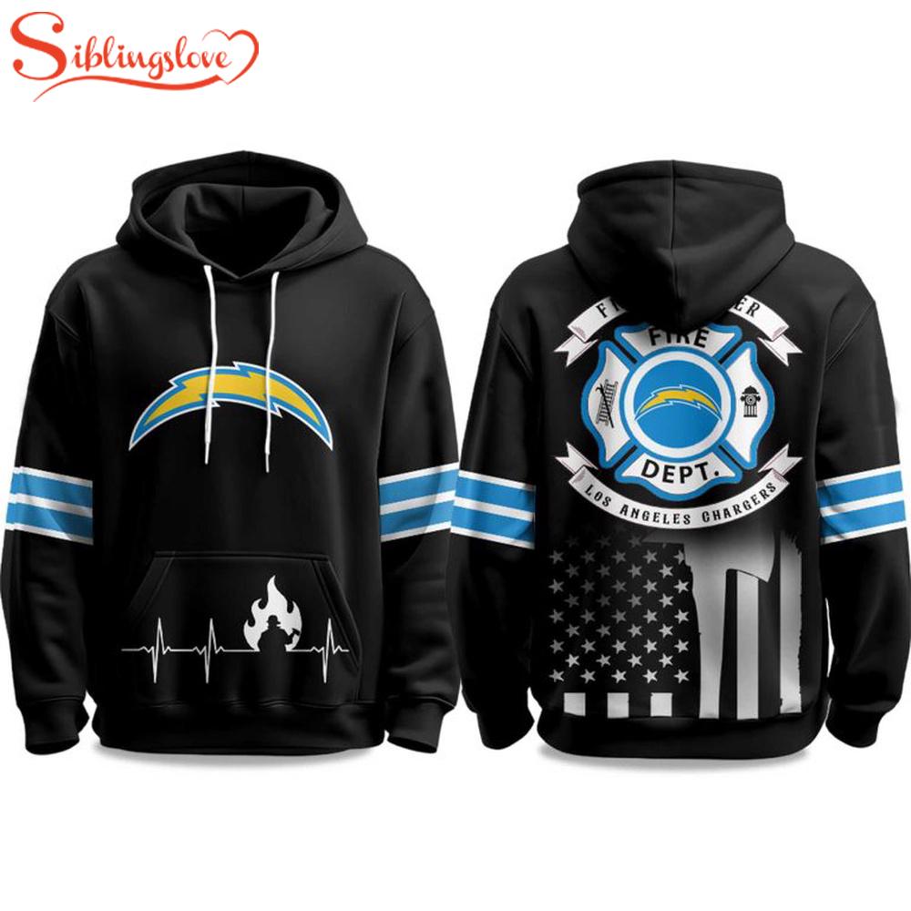 2025 Chargers Firefighter Appreciation Day 3D Shirt For Fans 2025 Chargers Firefighter Appreciation Day 3D Shirt For Fans