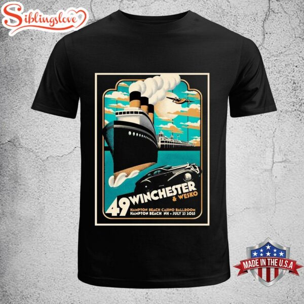 49 Winchester July 25 2025 Hampton Beach, NH Unisex T-Shirt