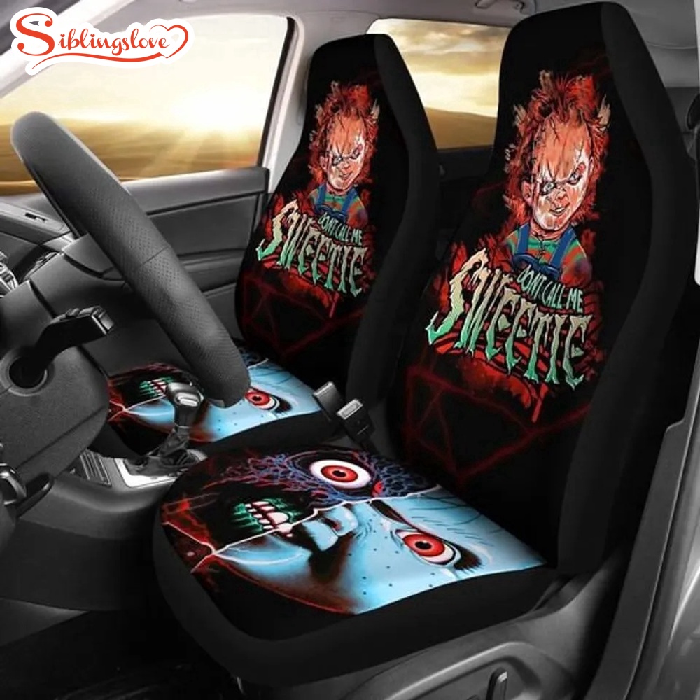 Chucky Horror Halloween Childs Play Horror Movie Fan Car Seat Cover Chucky Horror Halloween Childs Play Horror Movie Fan Car Seat Cover