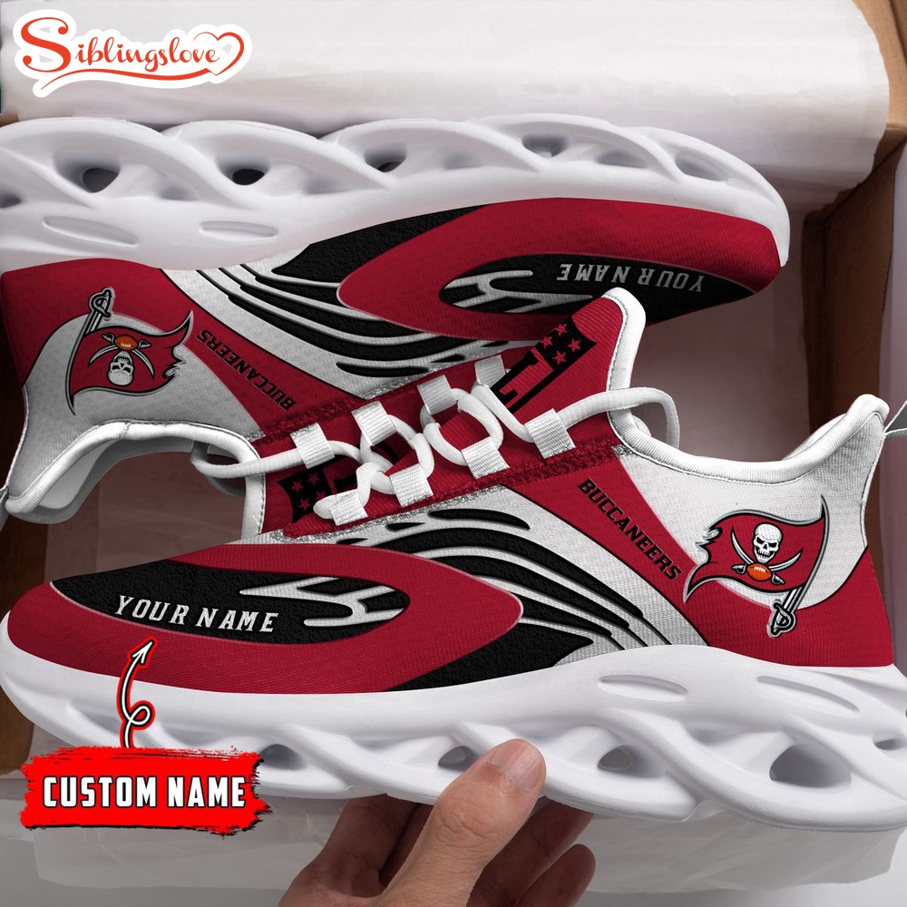 Custom Name Tampa Bay Buccaneers NFL Max Soul Shoes Gift For Fans Custom Name Tampa Bay Buccaneers NFL Max Soul Shoes Gift For Fans