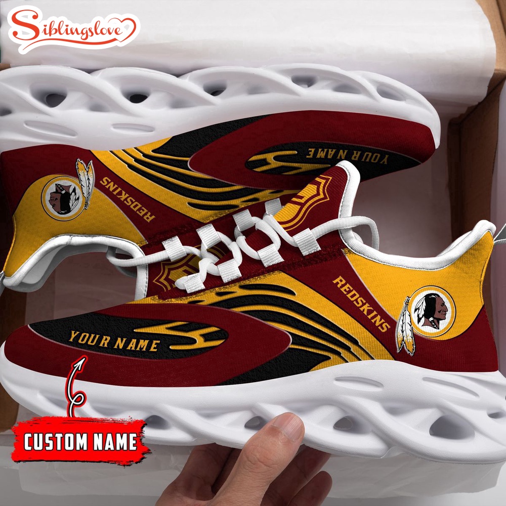 Custom Name Washington Redskins NFL Max Soul Shoes Gift For Fans Custom Name Washington Redskins NFL Max Soul Shoes Gift For Fans