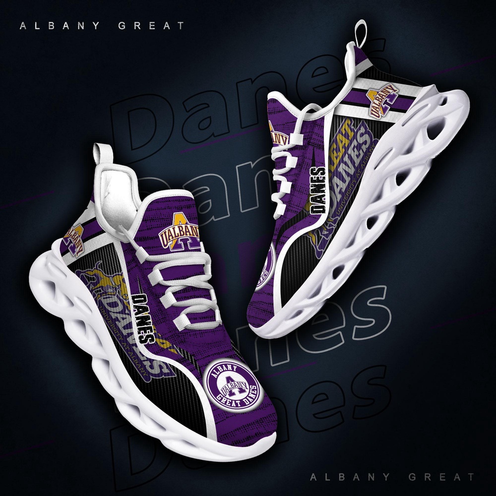 Customized NCAA Albany Great Danes Sneaker Max Soul Shoes Stride Glamour Customized NCAA Albany Great Danes Sneaker Max Soul Shoes Stride Glamour