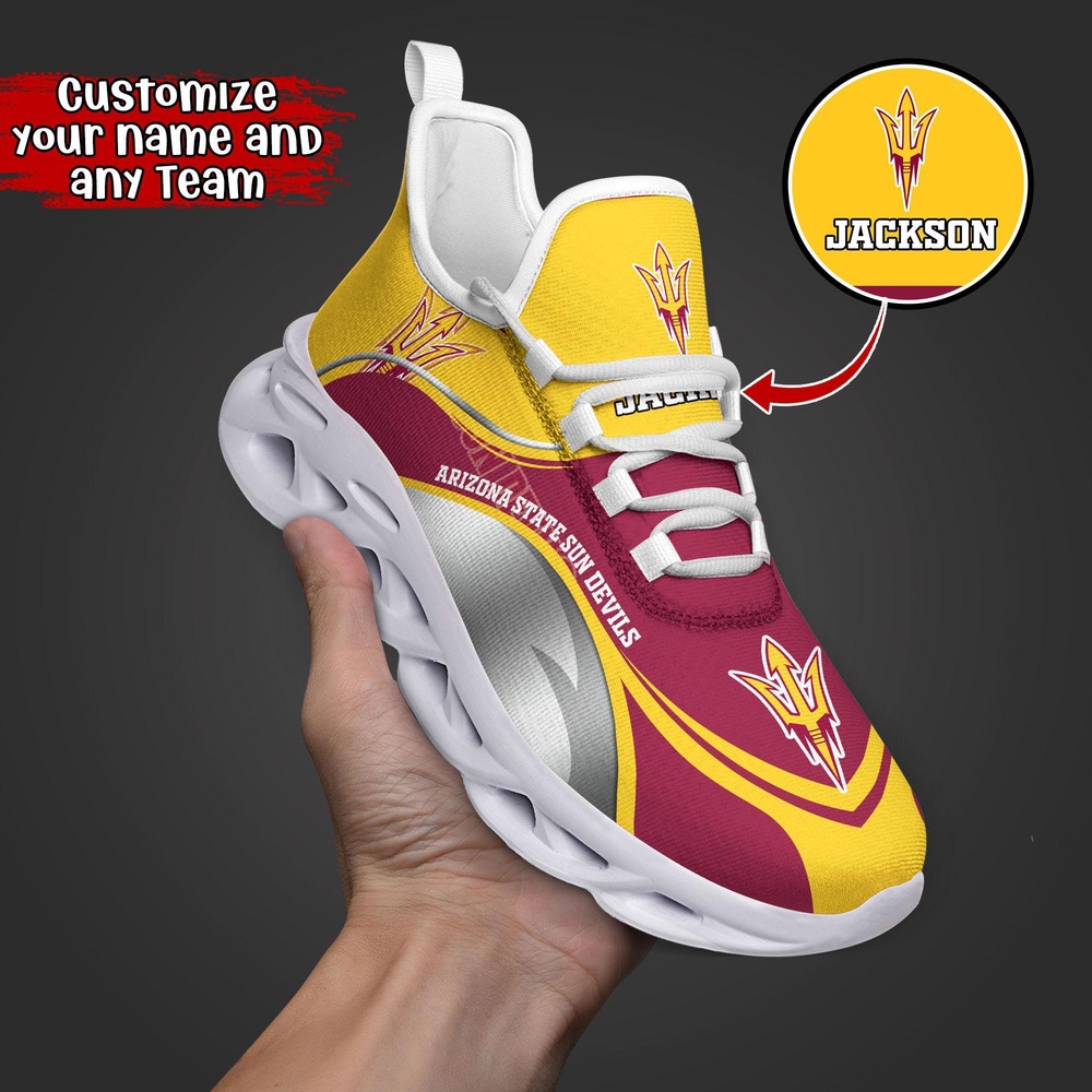 Customized NCAA Arizona State Sun Devils Sneaker Max Soul Shoes Comfortable For Every Occasion Customized NCAA Arizona State Sun Devils Sneaker Max Soul Shoes Comfortable For Every Occasion