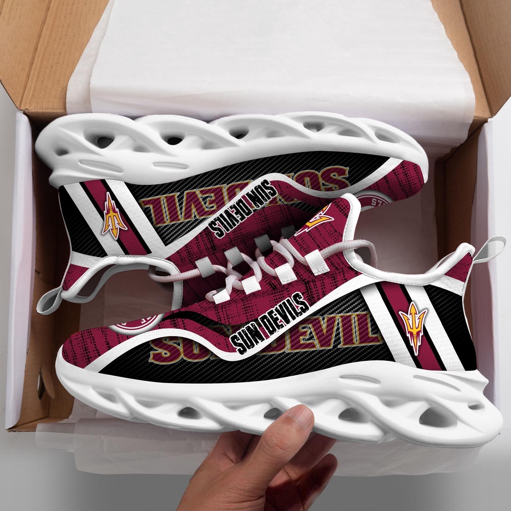 Customized NCAA Arizona State Sun Devils Sneaker Max Soul Shoes Sole Elegance Walk Customized NCAA Arizona State Sun Devils Sneaker Max Soul Shoes Sole Elegance Walk