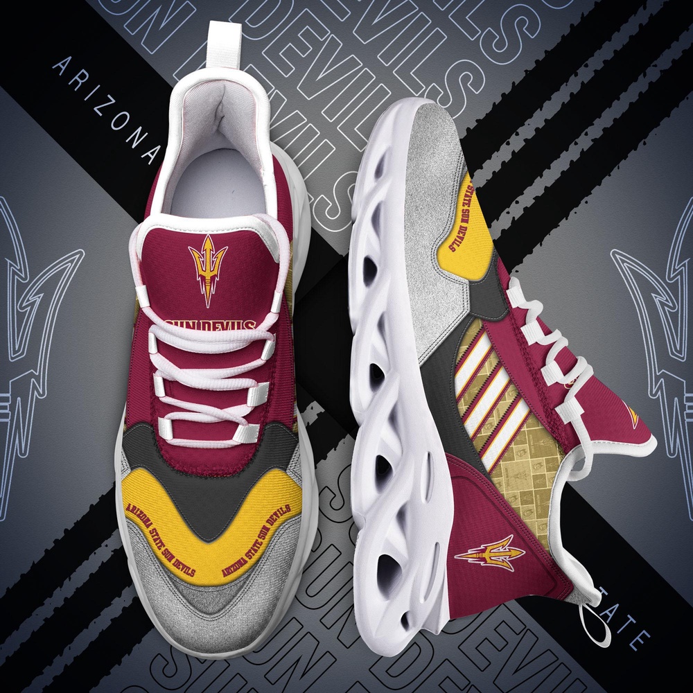 Customized NCAA Arizona State Sun Devils Sneaker Max Soul Shoes Stride Elegance Parade Customized NCAA Arizona State Sun Devils Sneaker Max Soul Shoes Stride Elegance Parade
