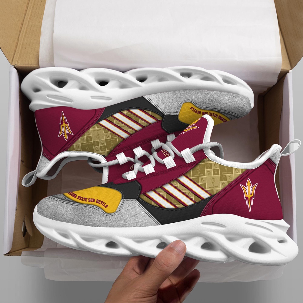 Customized NCAA Arizona State Sun Devils Sneaker Max Soul Shoes Stride Elegance Parade Customized NCAA Arizona State Sun Devils Sneaker Max Soul Shoes Stride Elegance Parade
