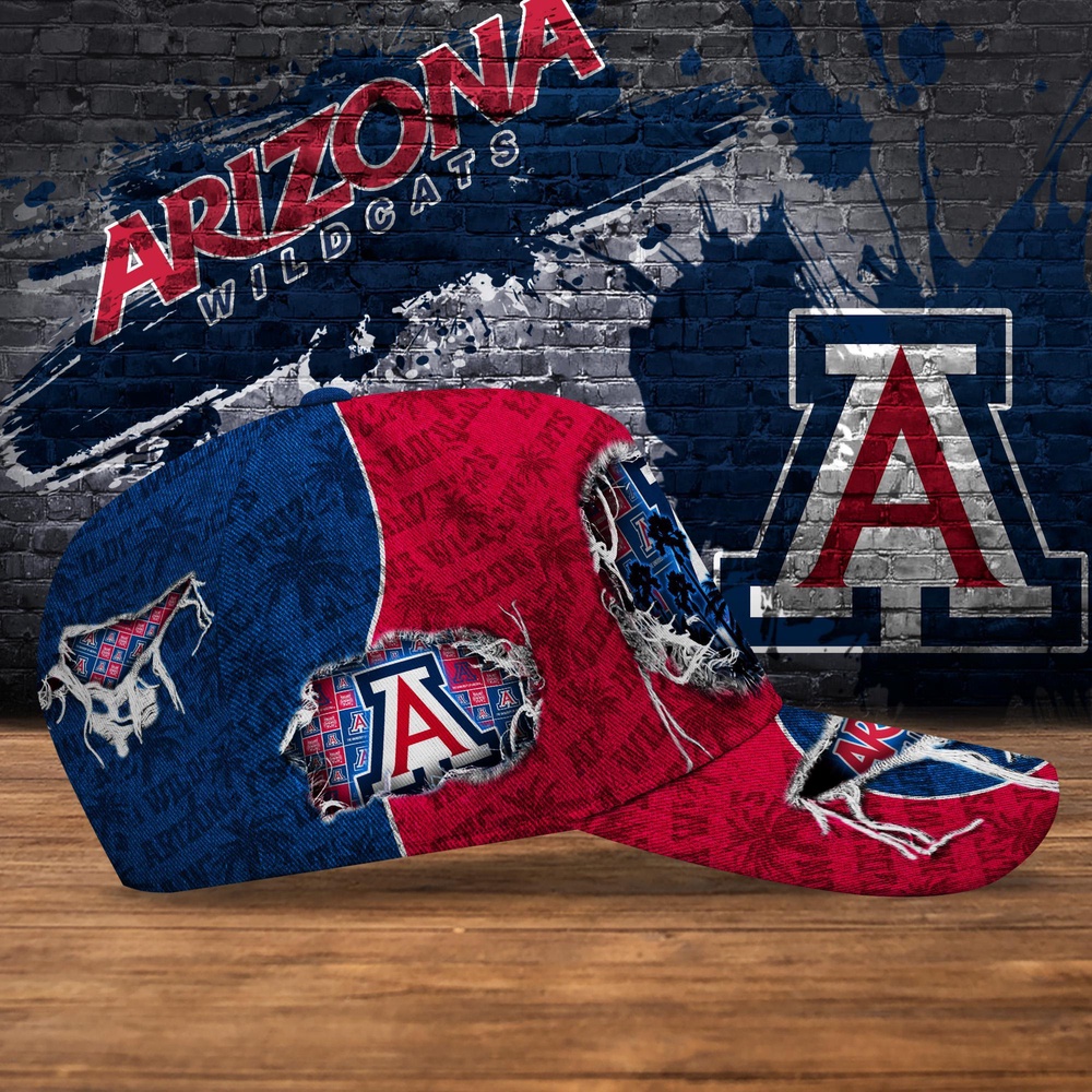 Customized NCAA Arizona Wildcats Baseball Cap Sleek Layers Of Bliss