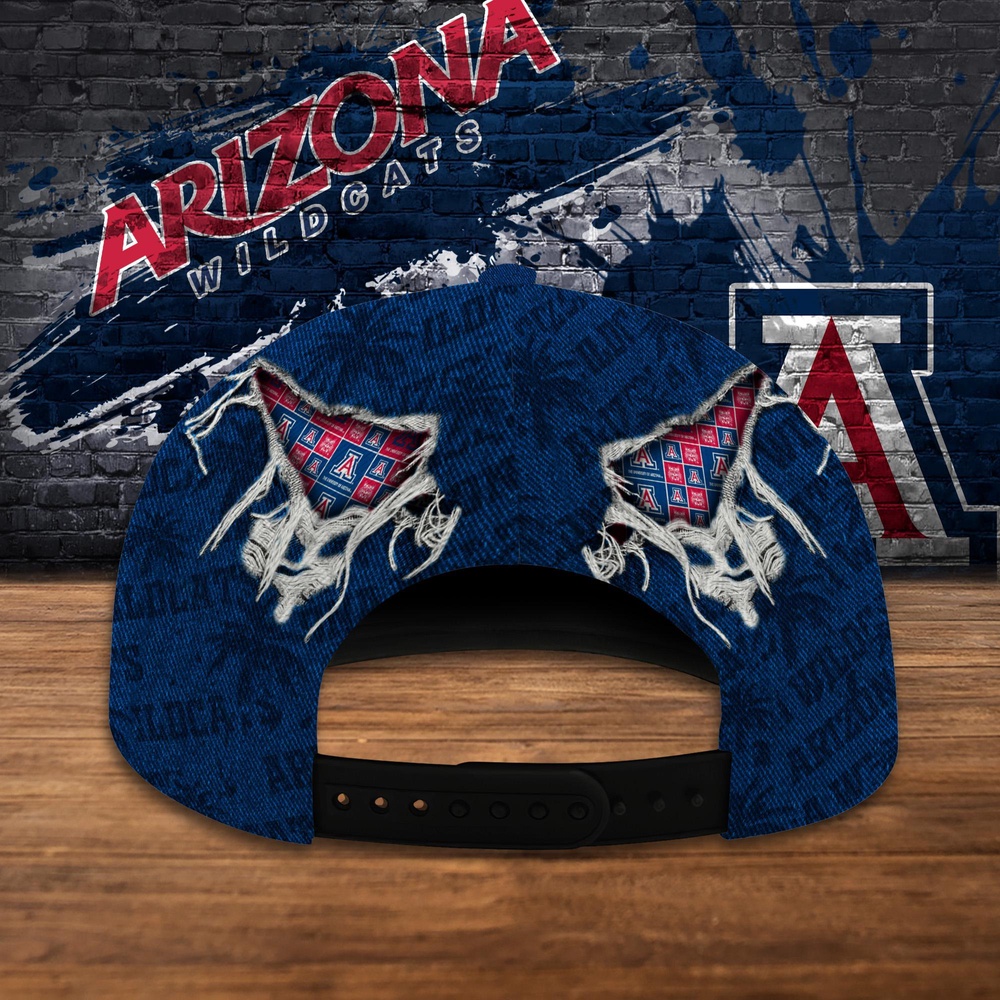 Customized NCAA Arizona Wildcats Baseball Cap Sleek Layers Of Bliss