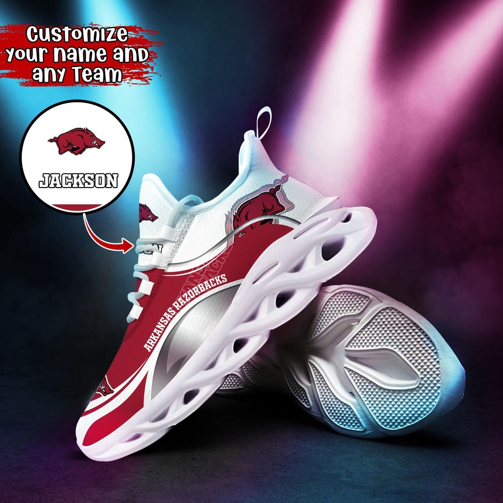 Customized NCAA Arkansas Razorbacks Sneaker Max Soul Shoes Comfortable For Every Occasion Customized NCAA Arkansas Razorbacks Sneaker Max Soul Shoes Comfortable For Every Occasion