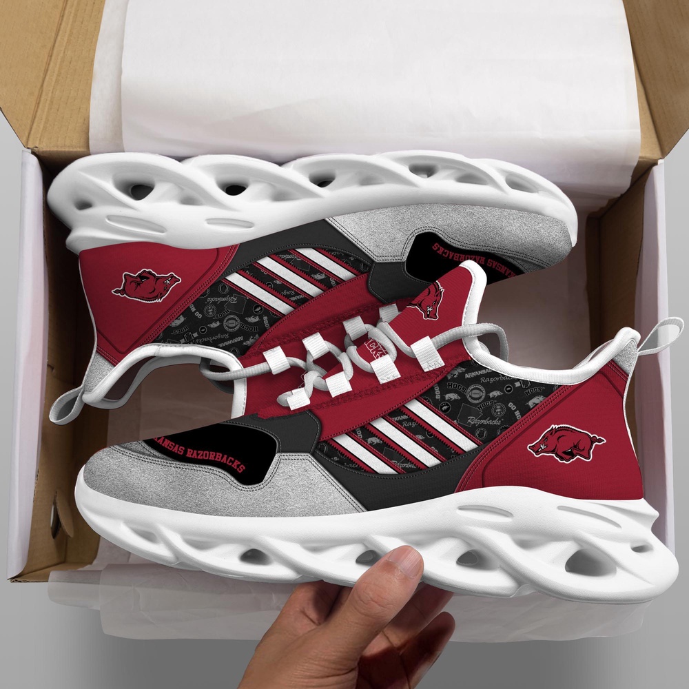 Customized NCAA Arkansas Razorbacks Sneaker Max Soul Shoes Stride Elegance Parade Customized NCAA Arkansas Razorbacks Sneaker Max Soul Shoes Stride Elegance Parade