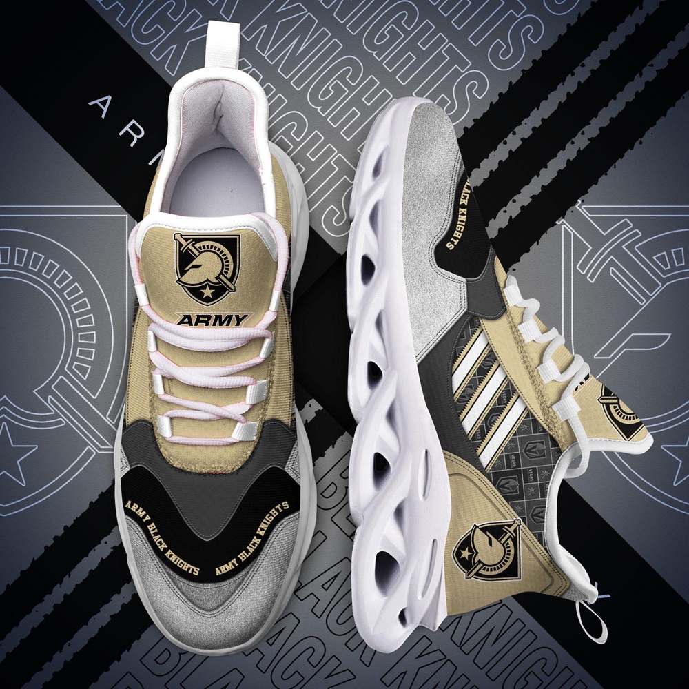 Customized NCAA Army Black Knights Sneaker Max Soul Shoes Kick Bliss Parade Customized NCAA Army Black Knights Sneaker Max Soul Shoes Kick Bliss Parade