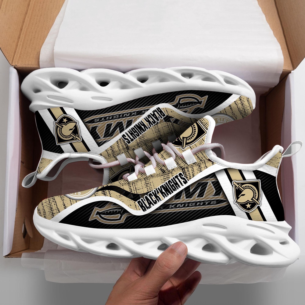 Customized NCAA Army Black Knights Sneaker Max Soul Shoes Stride Glamour Customized NCAA Army Black Knights Sneaker Max Soul Shoes Stride Glamour