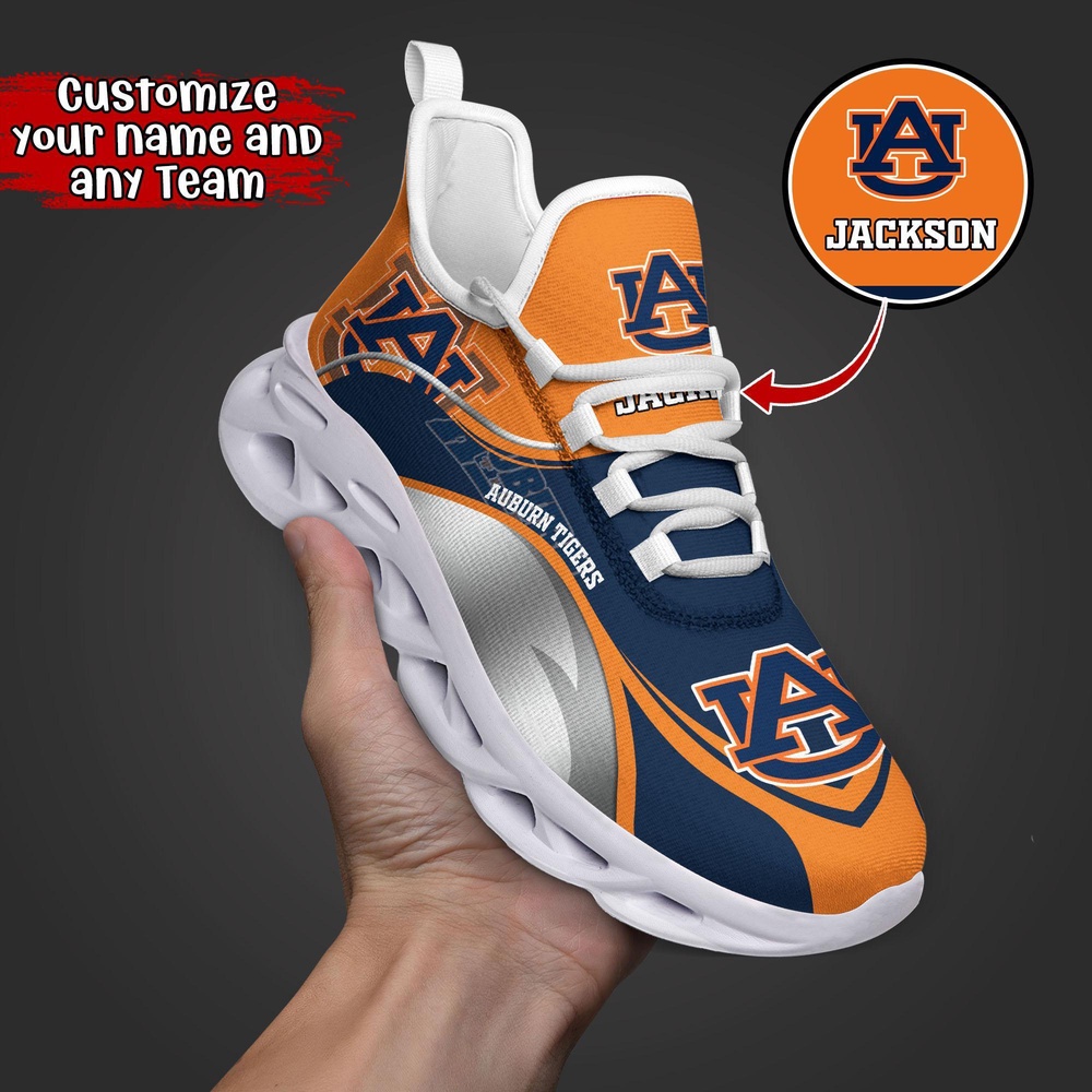 Customized NCAA Auburn Tigers Sneaker Max Soul Shoes Max Soul Motion Customized NCAA Auburn Tigers Sneaker Max Soul Shoes Max Soul Motion