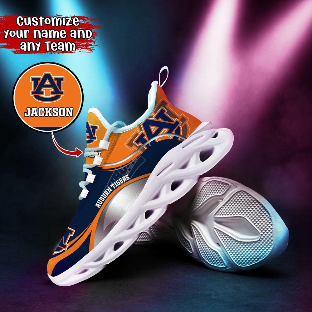 Customized NCAA Auburn Tigers Sneaker Max Soul Shoes Max Soul Motion Customized NCAA Auburn Tigers Sneaker Max Soul Shoes Max Soul Motion