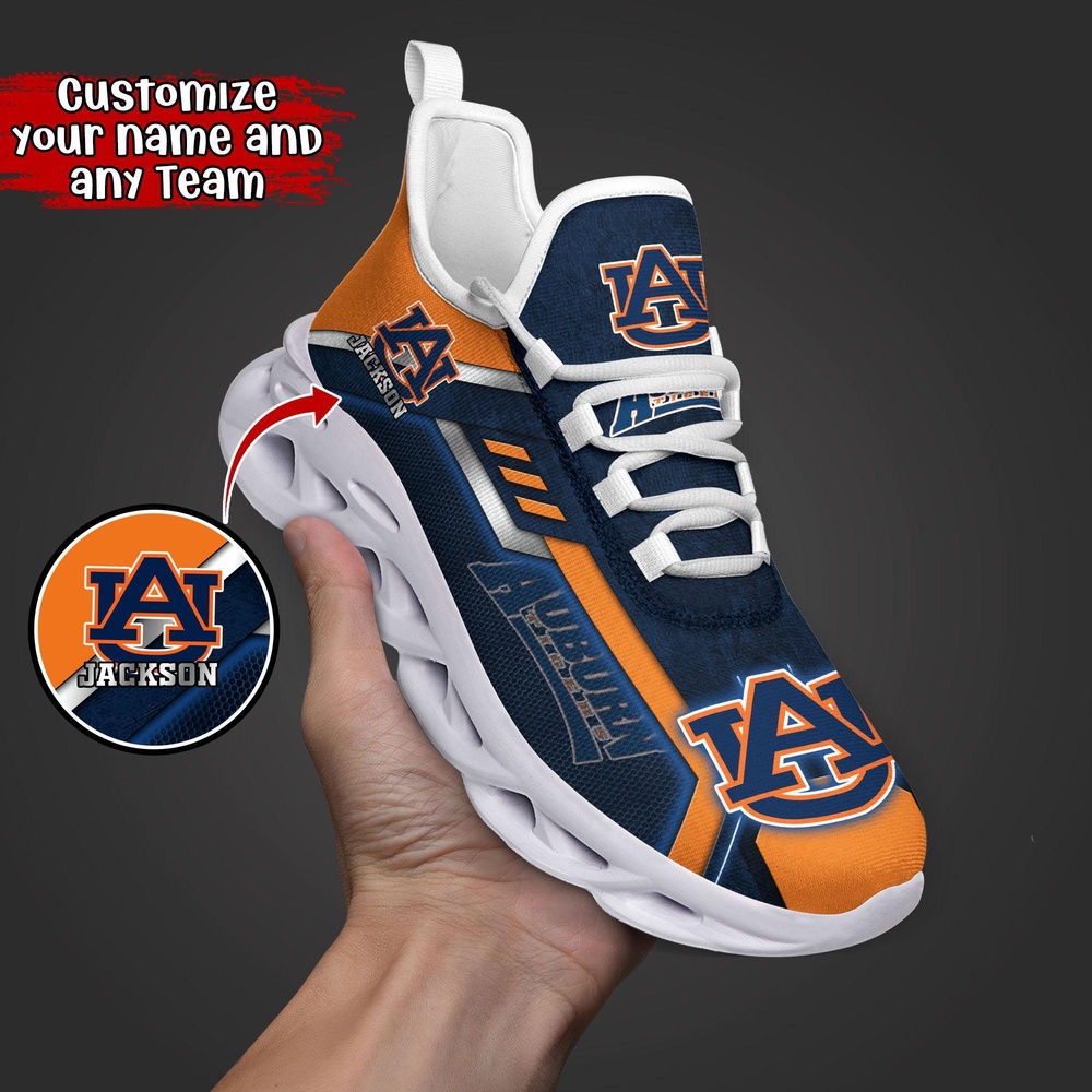 Customized NCAA Auburn Tigers Sneaker Max Soul Shoes Soulful Stride Customized NCAA Auburn Tigers Sneaker Max Soul Shoes Soulful Stride