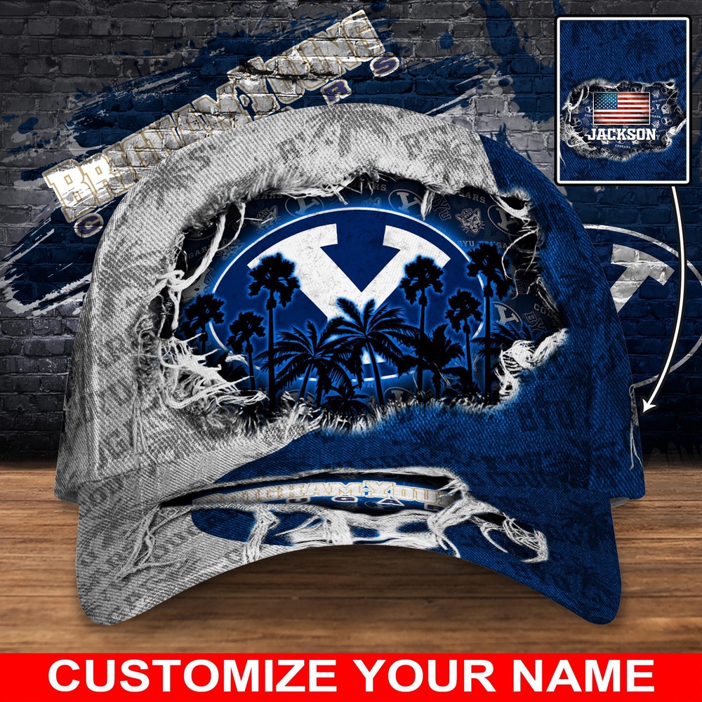 Customized NCAA BYU Cougars Baseball Cap Sleek Layers Of Bliss Customized NCAA BYU Cougars Baseball Cap Sleek Layers Of Bliss