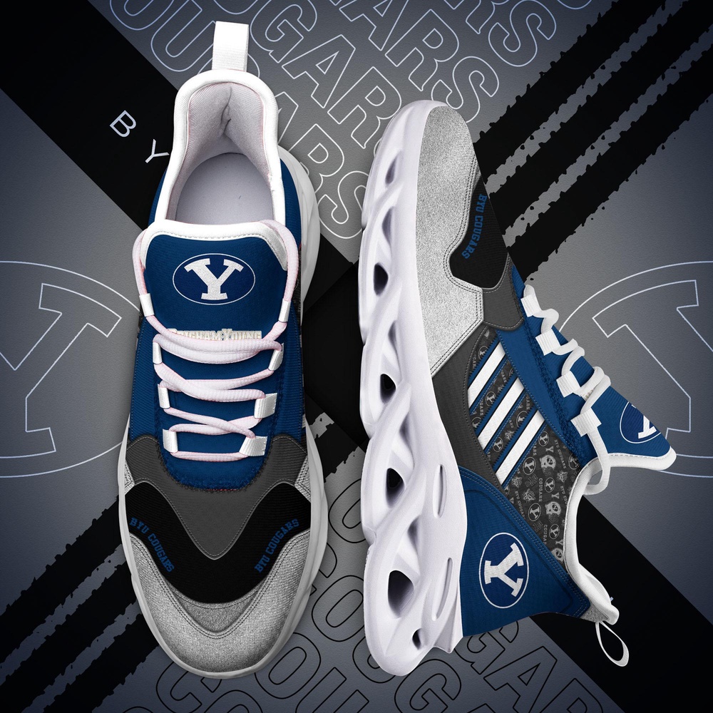Customized NCAA BYU Cougars Sneaker Max Soul Shoes Kick Bliss Parade Customized NCAA BYU Cougars Sneaker Max Soul Shoes Kick Bliss Parade