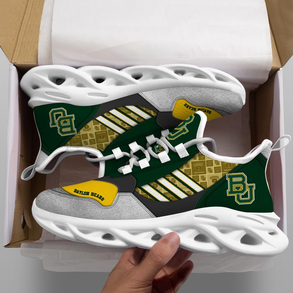 Customized NCAA Baylor Bears Sneaker Max Soul Shoes Stride Elegance Parade Customized NCAA Baylor Bears Sneaker Max Soul Shoes Stride Elegance Parade