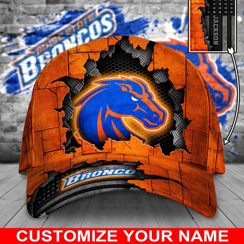 Customized NCAA Boise State Broncos Baseball Cap Glamorous Hat Bliss Customized NCAA Boise State Broncos Baseball Cap Glamorous Hat Bliss