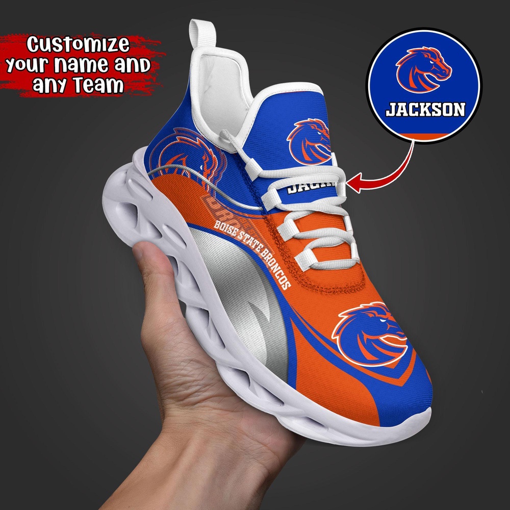 Customized NCAA Boise State Broncos Sneaker Max Soul Shoes Max Soul Motion Customized NCAA Boise State Broncos Sneaker Max Soul Shoes Max Soul Motion