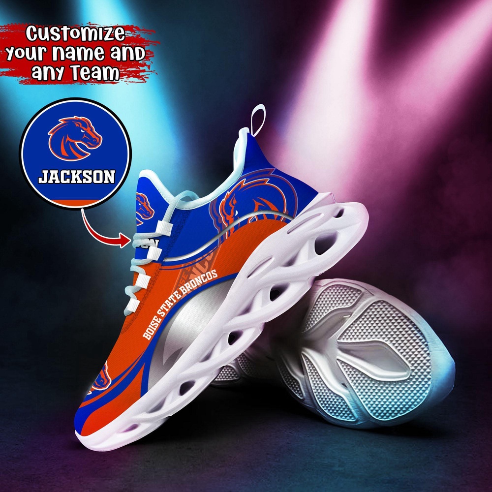 Customized NCAA Boise State Broncos Sneaker Max Soul Shoes Max Soul Motion Customized NCAA Boise State Broncos Sneaker Max Soul Shoes Max Soul Motion