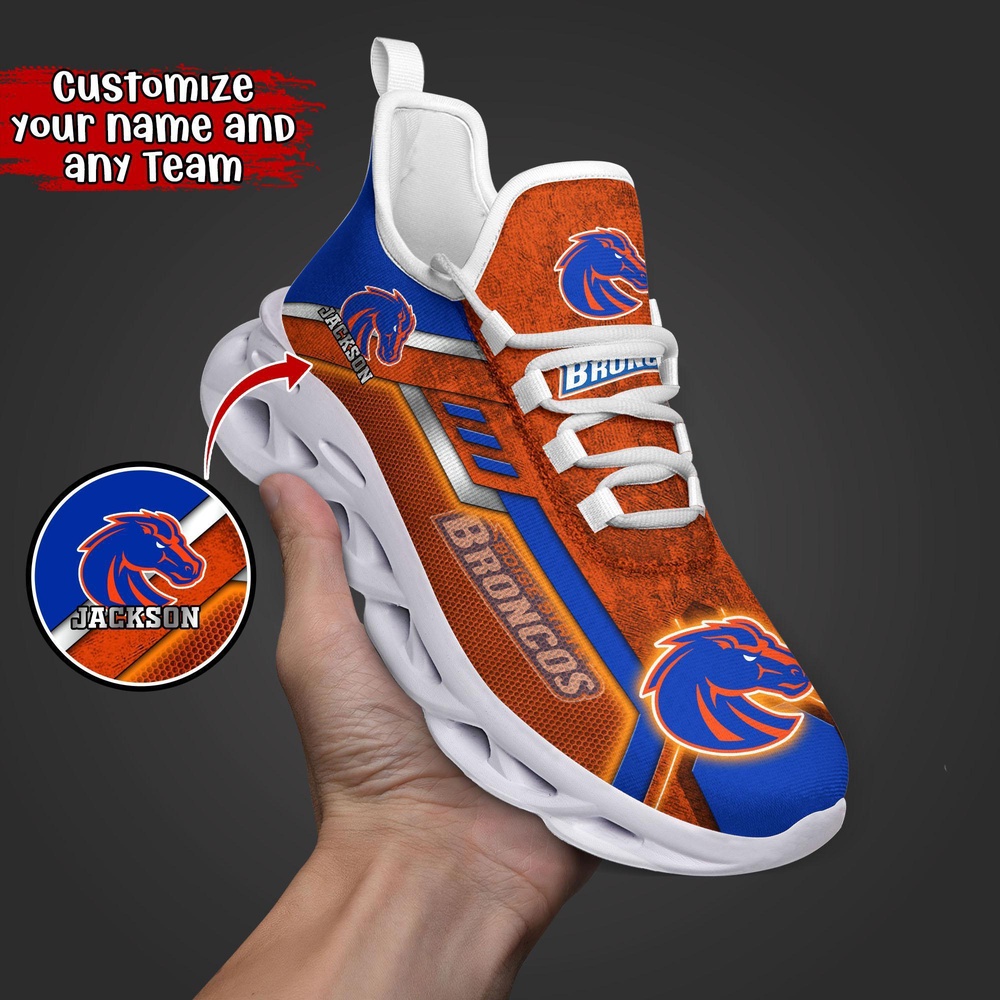 Customized NCAA Boise State Broncos Sneaker Max Soul Shoes Soulful Stride Customized NCAA Boise State Broncos Sneaker Max Soul Shoes Soulful Stride