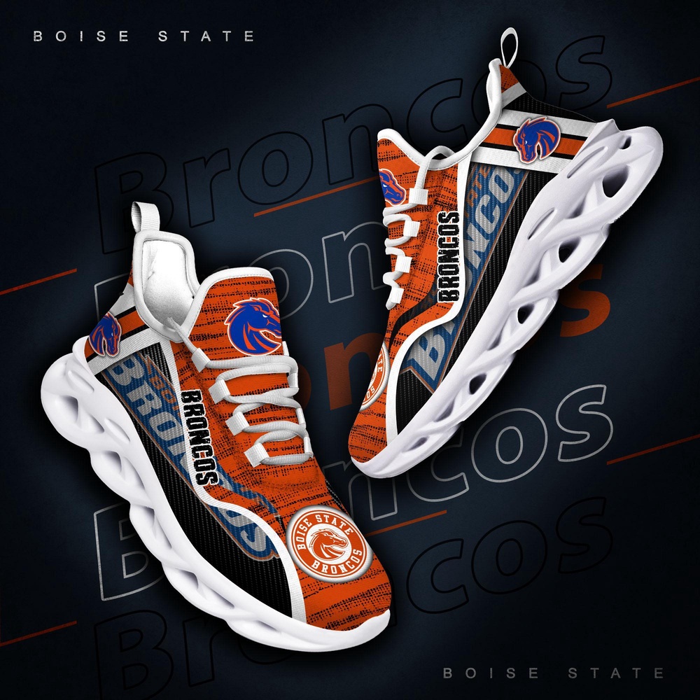 Customized NCAA Boise State Broncos Sneaker Max Soul Shoes Stride Into Elegance Customized NCAA Boise State Broncos Sneaker Max Soul Shoes Stride Into Elegance