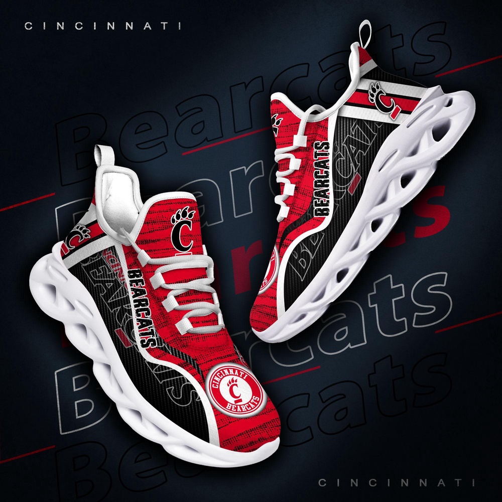 Customized NCAA Cincinnati Bearcats Sneaker Max Soul Shoes Stride Glamour Customized NCAA Cincinnati Bearcats Sneaker Max Soul Shoes Stride Glamour
