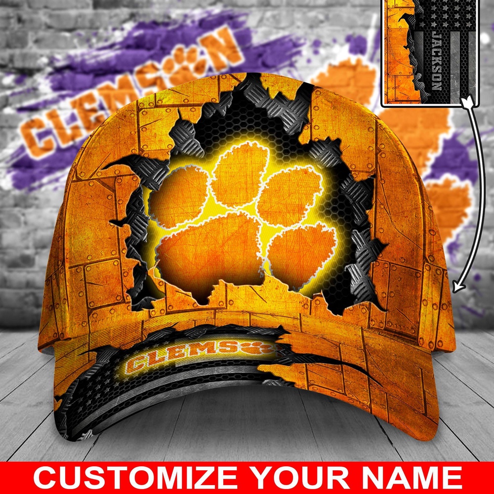 Customized NCAA Clemson Tigers Baseball Cap Glamorous Hat Bliss Customized NCAA Clemson Tigers Baseball Cap Glamorous Hat Bliss