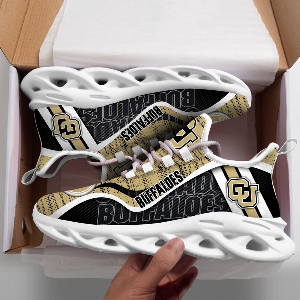 Customized NCAA Colorado Buffaloes Sneaker Max Soul Shoes Stride Glamour Customized NCAA Colorado Buffaloes Sneaker Max Soul Shoes Stride Glamour