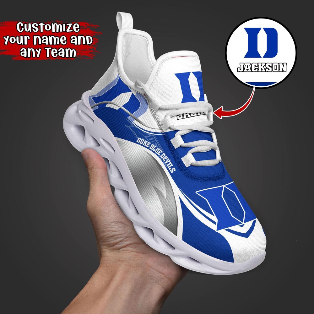 Customized NCAA Duke Blue Devils Sneaker Max Soul Shoes Comfortable For Every Occasion Customized NCAA Duke Blue Devils Sneaker Max Soul Shoes Comfortable For Every Occasion