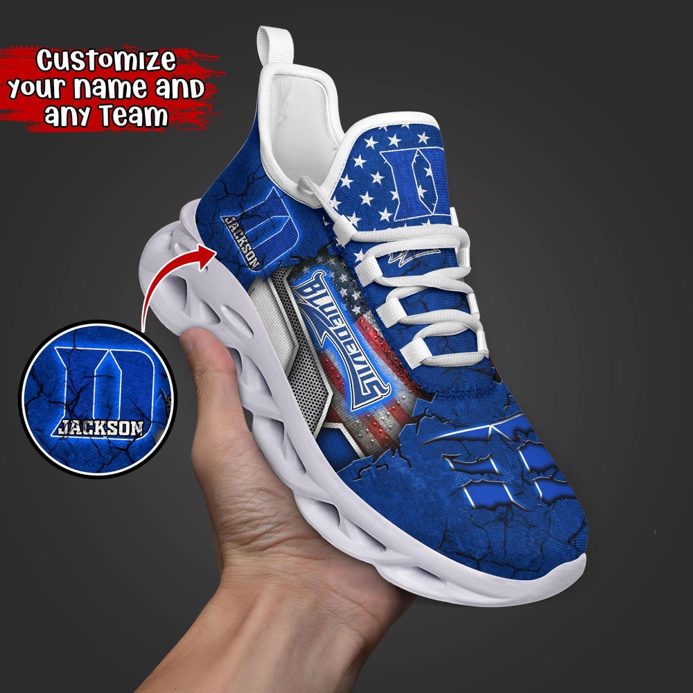 Customized NCAA Duke Blue Devils Sneaker Max Soul Shoes Sneaker Elegance Fusion Customized NCAA Duke Blue Devils Sneaker Max Soul Shoes Sneaker Elegance Fusion
