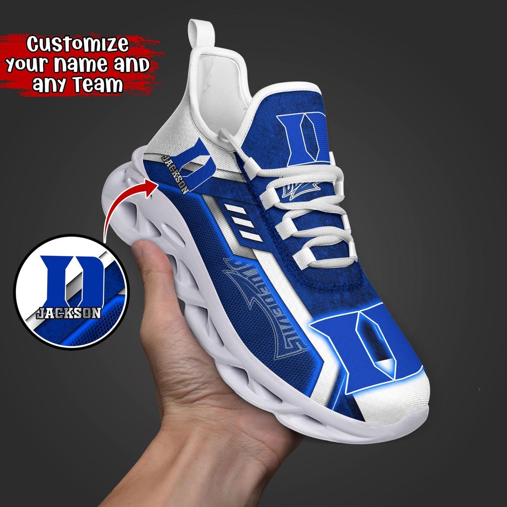 Customized NCAA Duke Blue Devils Sneaker Max Soul Shoes Soulful Steps Customized NCAA Duke Blue Devils Sneaker Max Soul Shoes Soulful Steps