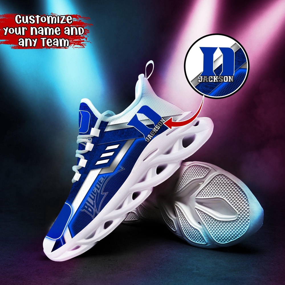 Customized NCAA Duke Blue Devils Sneaker Max Soul Shoes Soulful Steps Customized NCAA Duke Blue Devils Sneaker Max Soul Shoes Soulful Steps