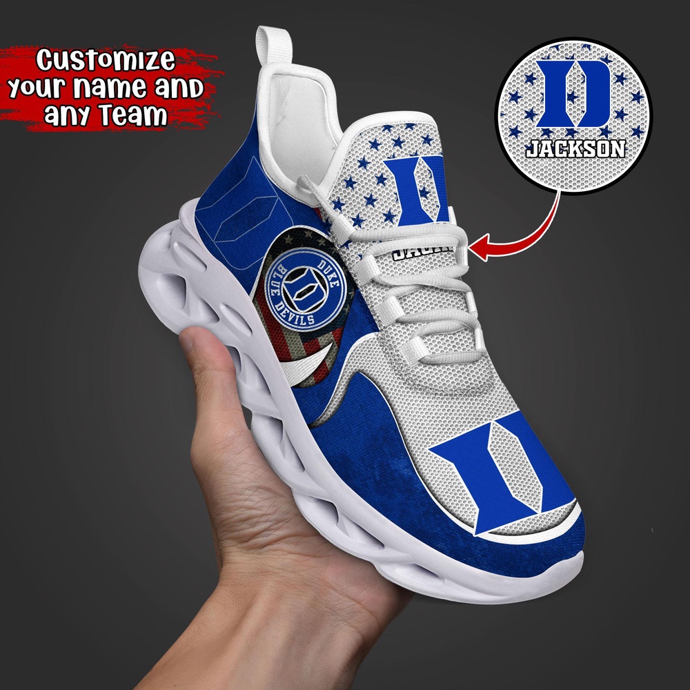 Customized NCAA Duke Blue Devils Sneaker Max Soul Shoes Stride Glamorous Soul Customized NCAA Duke Blue Devils Sneaker Max Soul Shoes Stride Glamorous Soul