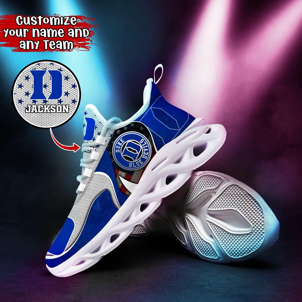 Customized NCAA Duke Blue Devils Sneaker Max Soul Shoes Stride Glamorous Soul Customized NCAA Duke Blue Devils Sneaker Max Soul Shoes Stride Glamorous Soul