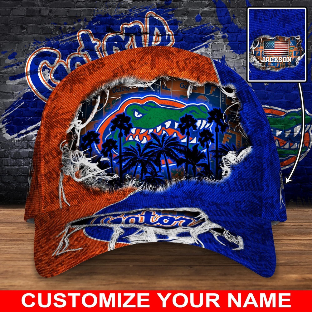Customized NCAA Florida Gators Baseball Cap Trendy Hat Bliss Customized NCAA Florida Gators Baseball Cap Trendy Hat Bliss