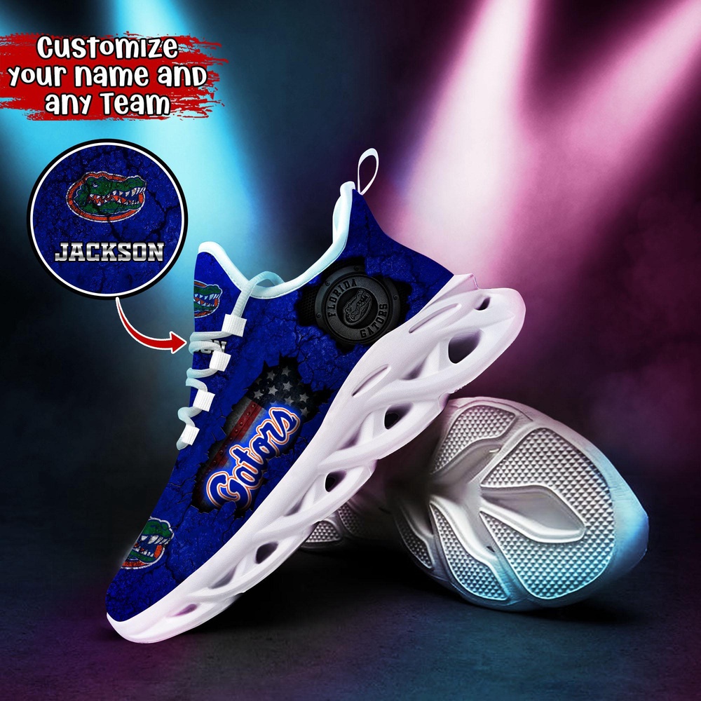 Customized NCAA Florida Gators Sneaker Max Soul Shoes Max Comfort Glide Customized NCAA Florida Gators Sneaker Max Soul Shoes Max Comfort Glide