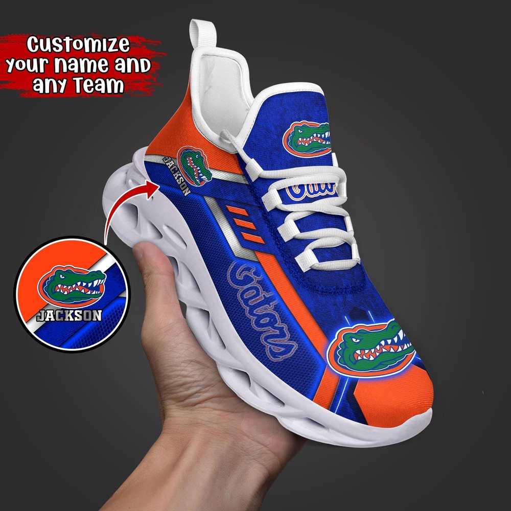 Customized NCAA Florida Gators Sneaker Max Soul Shoes Soulful Steps Customized NCAA Florida Gators Sneaker Max Soul Shoes Soulful Steps