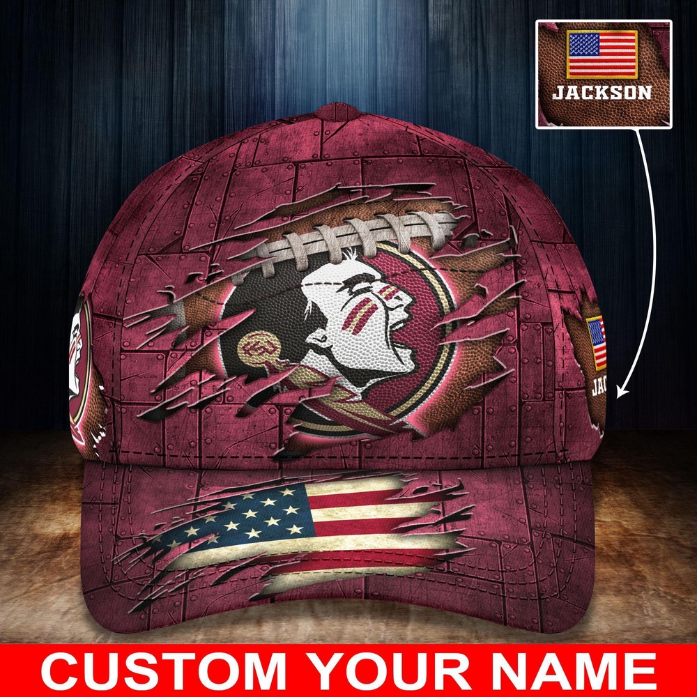 Customized NCAA Florida State Seminoles Baseball Cap Forward Streetwear Vibes Customized NCAA Florida State Seminoles Baseball Cap Forward Streetwear Vibes