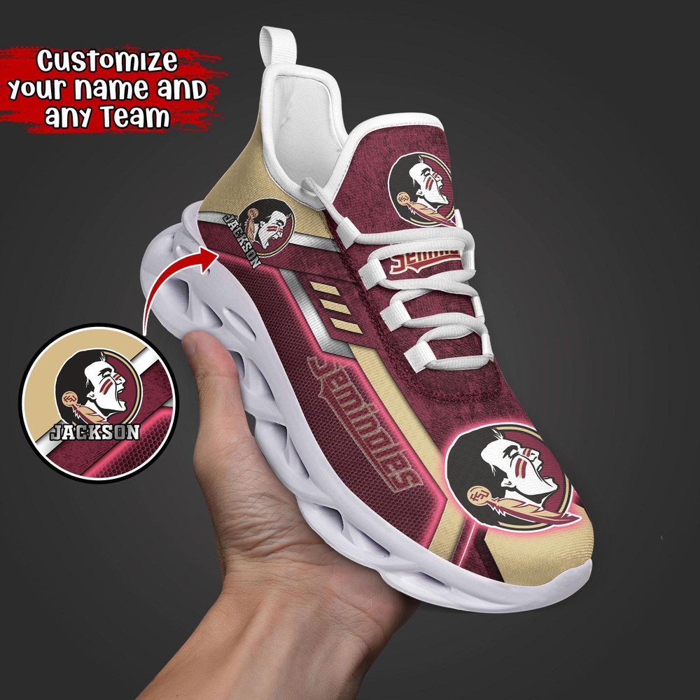 Customized NCAA Florida State Seminoles Sneaker Max Soul Shoes Soulful Steps Customized NCAA Florida State Seminoles Sneaker Max Soul Shoes Soulful Steps