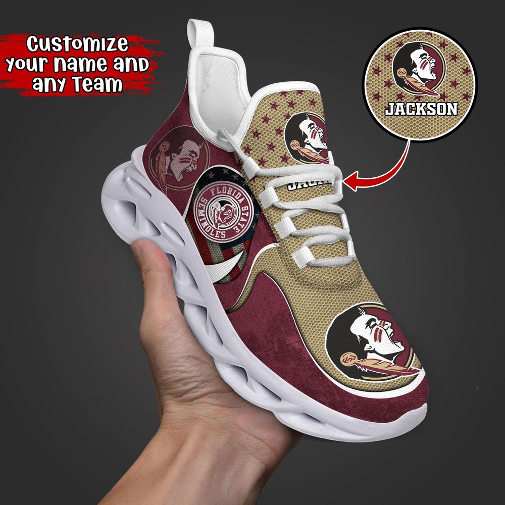 Customized NCAA Florida State Seminoles Sneaker Max Soul Shoes Stride Glamorous Soul Customized NCAA Florida State Seminoles Sneaker Max Soul Shoes Stride Glamorous Soul