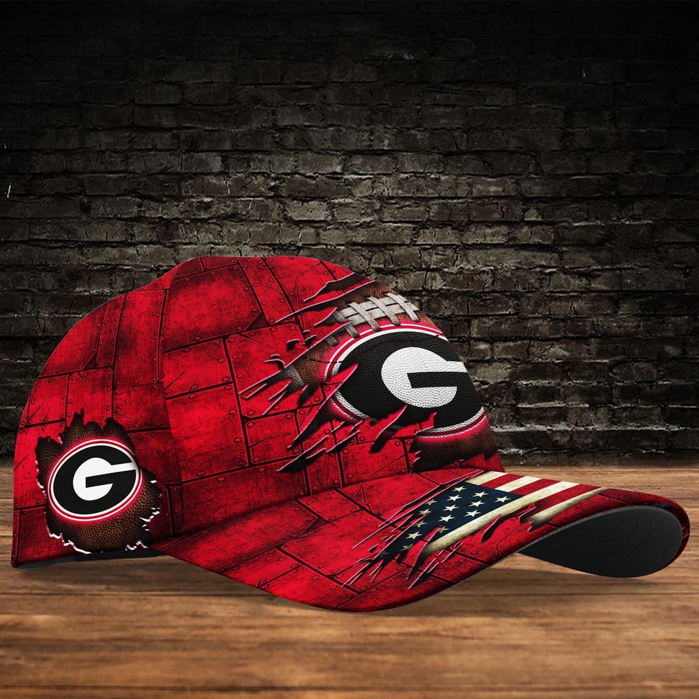 Customized NCAA Georgia Bulldogs Baseball Cap Casual Elegance Threads
