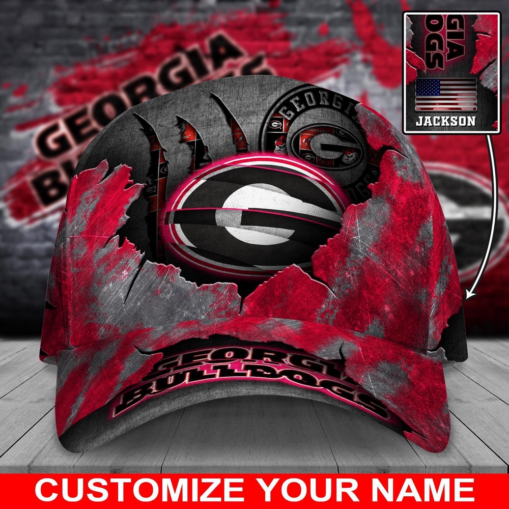 Customized NCAA Georgia Bulldogs Baseball Cap Signature Urban Style