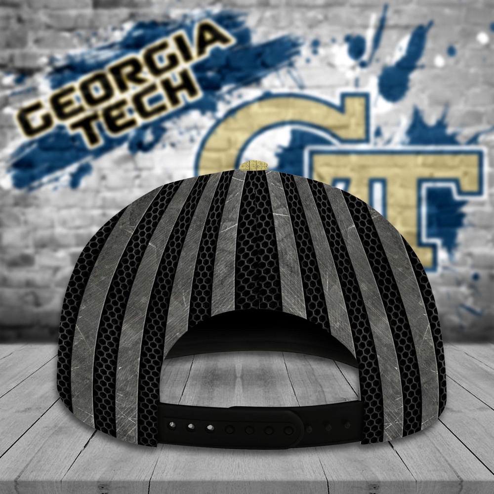 Customized NCAA Georgia Tech Yellow Jackets Baseball Cap Comfy Magic Headpiece