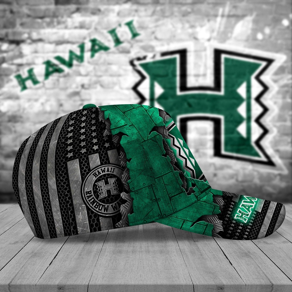 Customized NCAA Hawaii Rainbow Warriors Baseball Cap Comfy Magic Headpiece