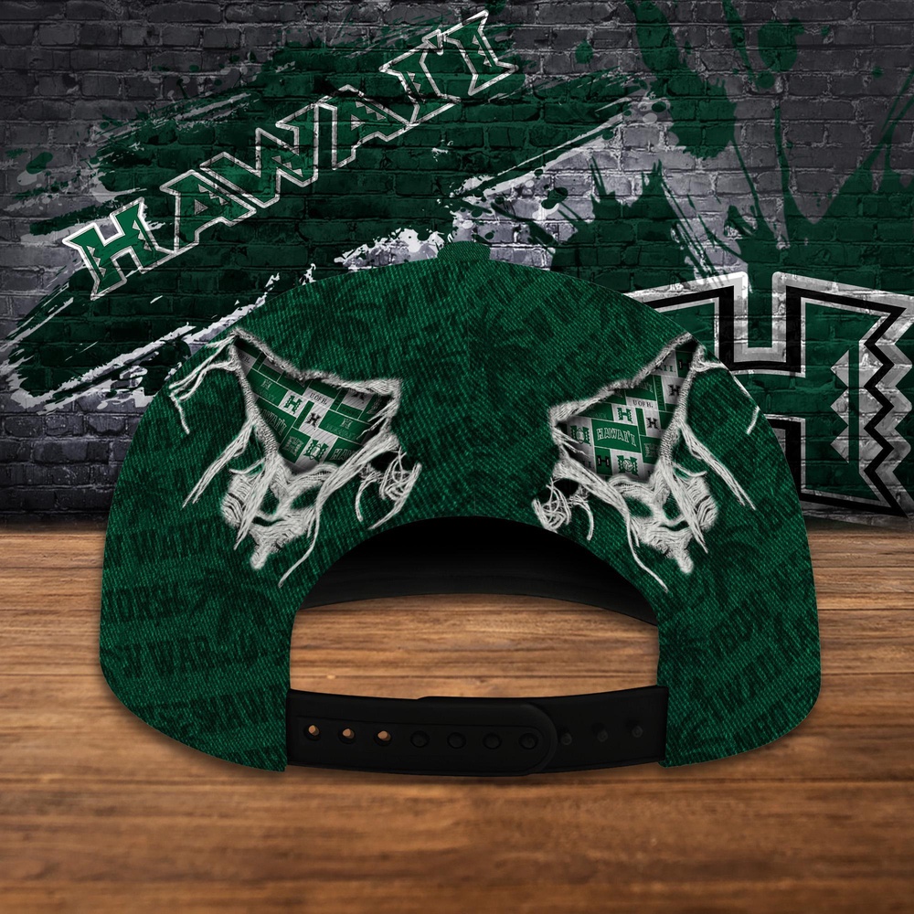 Customized NCAA Hawaii Rainbow Warriors Baseball Cap Sleek Layers Of Bliss