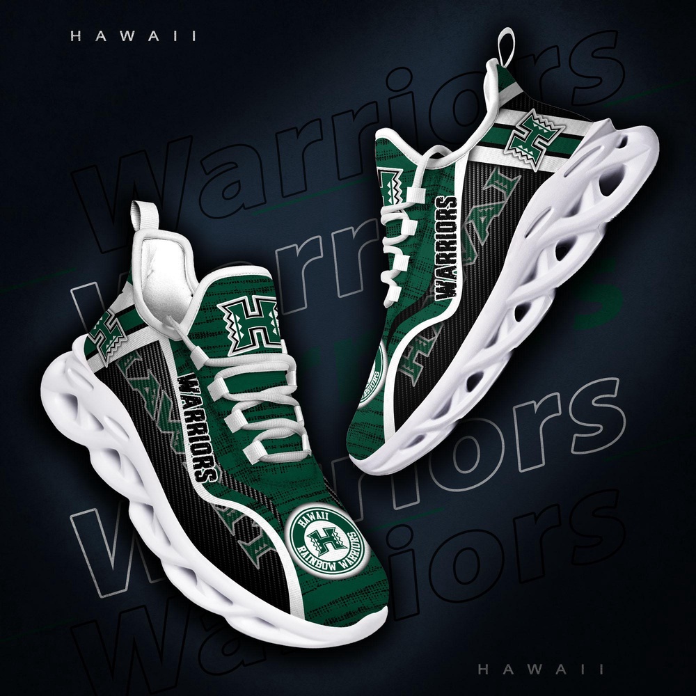 Customized NCAA Hawaii Rainbow Warriors Sneaker Max Soul Shoes Stride Glamour Customized NCAA Hawaii Rainbow Warriors Sneaker Max Soul Shoes Stride Glamour