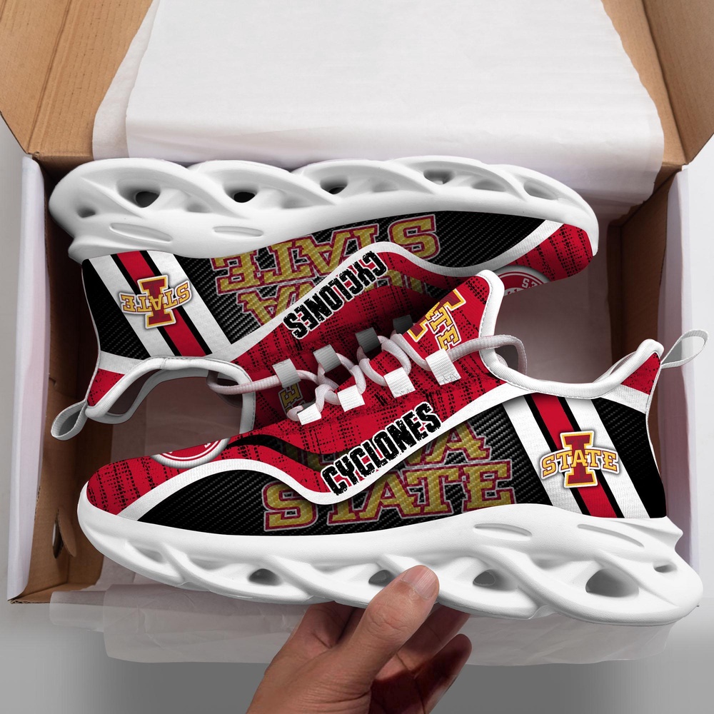 Customized NCAA Iowa State Cyclones Sneaker Max Soul Shoes Sole Elegance Walk Customized NCAA Iowa State Cyclones Sneaker Max Soul Shoes Sole Elegance Walk